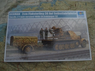 TR01524  German 2cm FLAKVIERLING 38 Auf Selbstfahrlafette (Sd.K